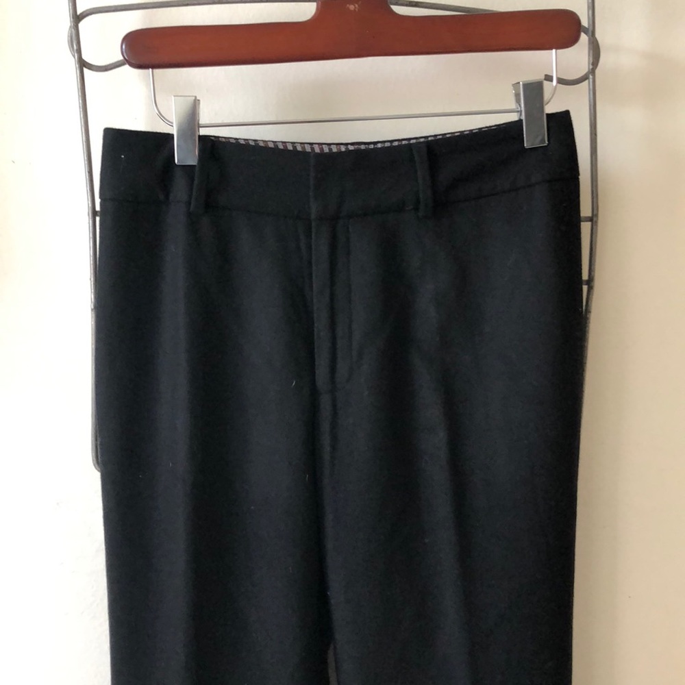 Wool blend pants